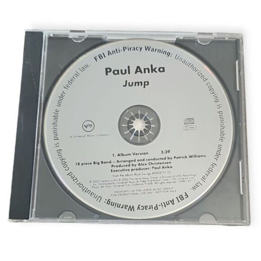 Paul Anka – Jump‎ [2005 Promotional CD Single]
